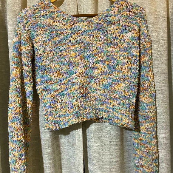 Jessica Simpson Rainbow Knit Cardigan - Picture 6 of 6